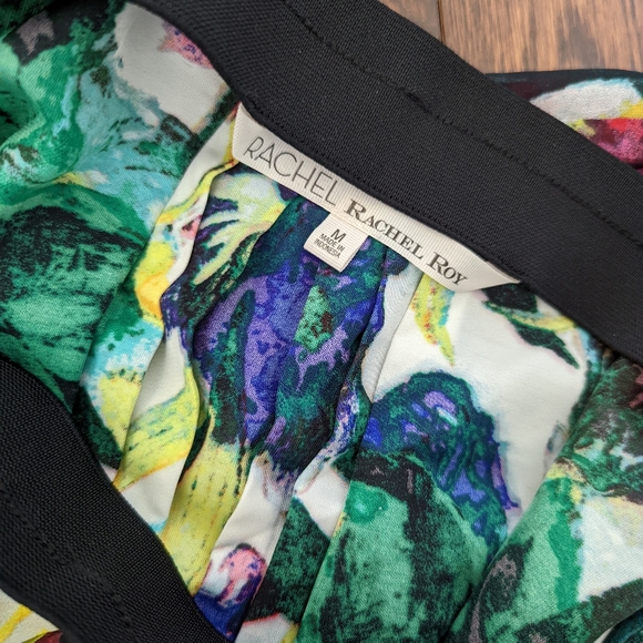 Rachel Rachel Roy Strapless Floral Mini Dress sz M - Picture 4 of 8